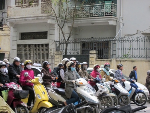 Hanoi, Vietnam motorcycles